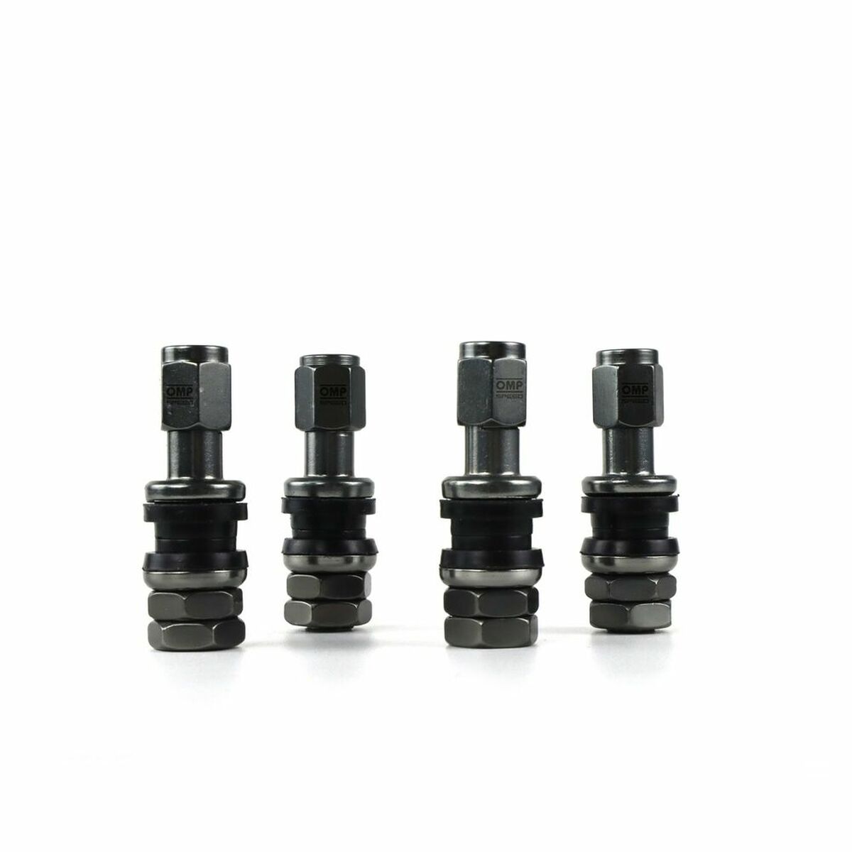 Klep OMP Antraciet Aluminium 4 uds